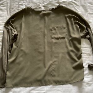 Green Dressy Long Sleeve